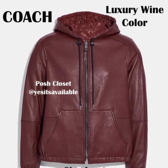 Coach Jackets & Blazers - ⛔ SOLD ELSEWHERE ⛔ COACH Leather Reversible Jacket